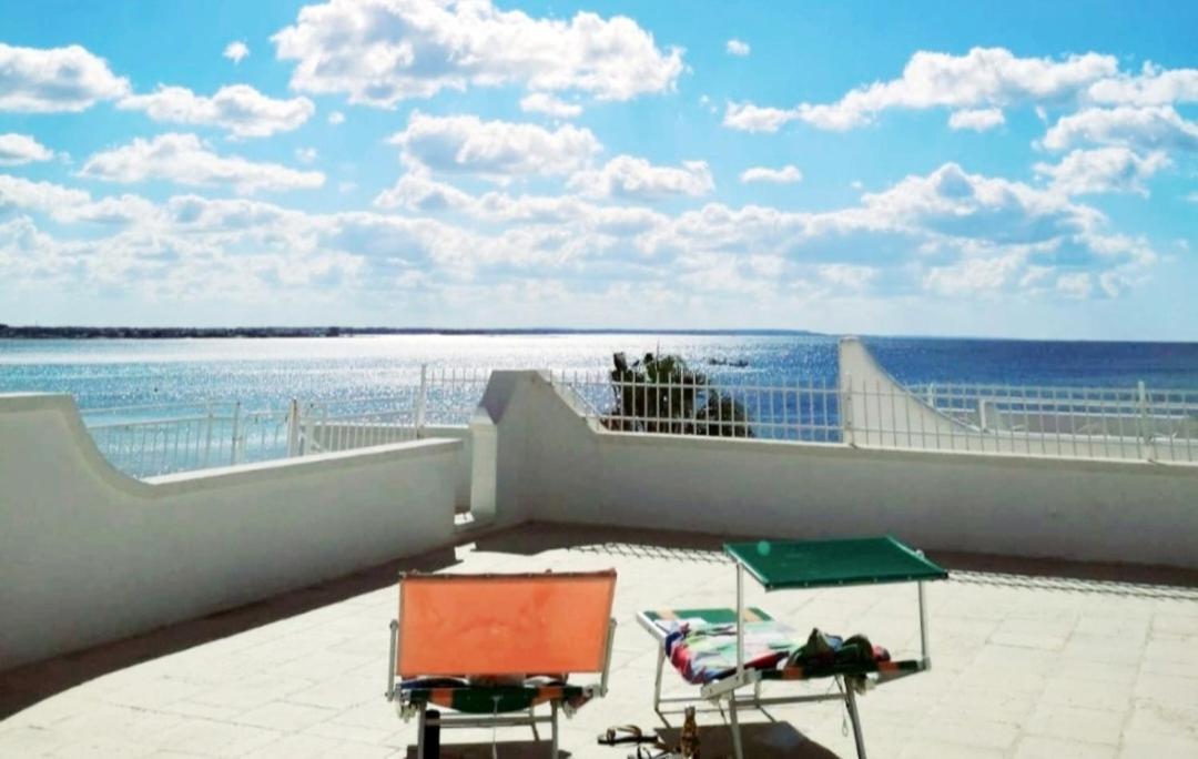 Porto Cesareo Appartamento Panoramico Fronte Mare Con Parcheggio Coperto 토레 라필로 외부 사진